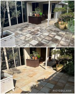 sandstone paver tiles cleaning gold coast