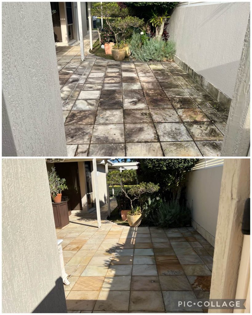 sandstone pavers cleaning gold coast